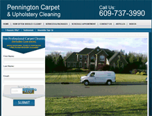 Tablet Screenshot of penningtoncarpetandupholstery.com